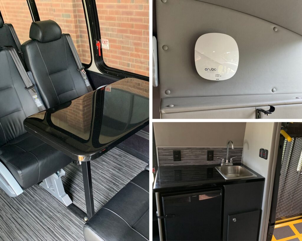 Amenities on UI Ride