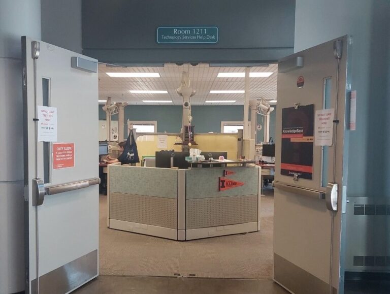 Technology Services Help Desk Front Doors