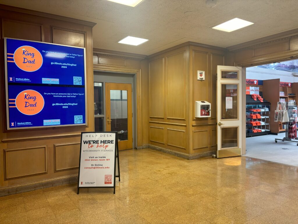 Illini Union location of the Technology Services Help Desk
