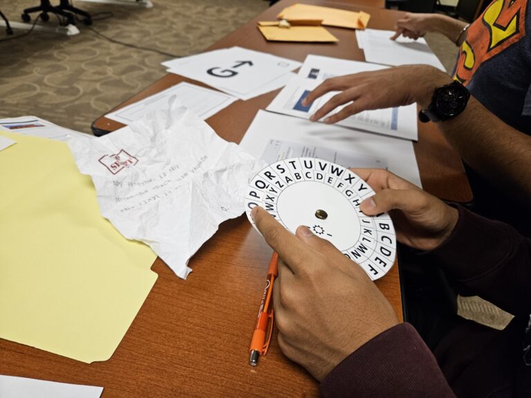 One of the Cybersecurity Awareness month escape room puzzles