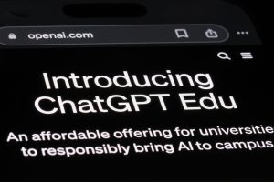 Screenshot of ChatGPT Edu on open-ai